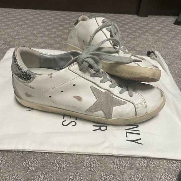 Golden goose white and silver sneakers - Picture 2 of 5